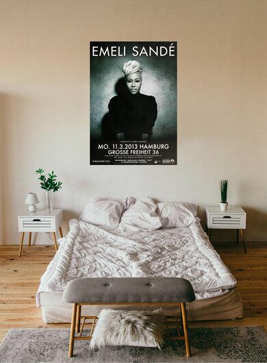 Emeli Sande - Versions Of , hamburg 2013 - Konzertplakat