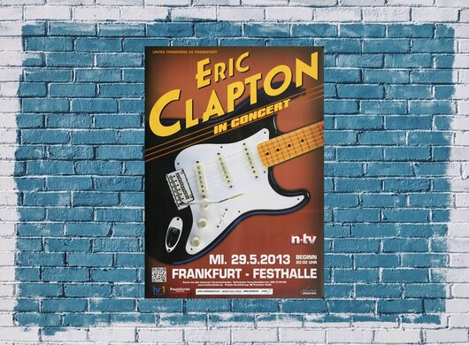 Eric Clapton - In Concert, Frankfurt 2013 - Konzertplakat