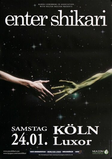 Enter Shikari - Common Dreads , Köln 2009 - Konzertplakat