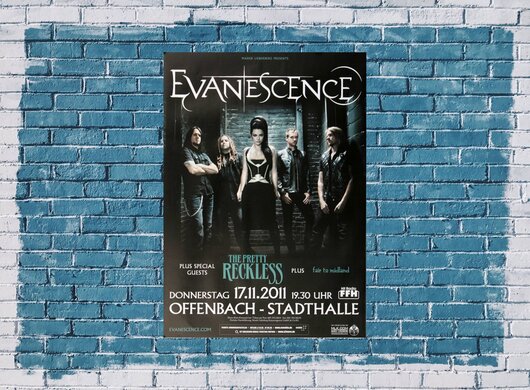 Evanescence - Twilight, Offenbach 2011 - Konzertplakat