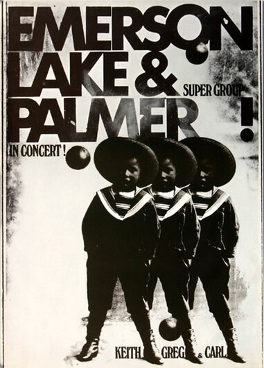 Emerson, Lake & Palmer - Pictures of an Exhibition, Frankfurt 1972 - Konzertplakat
