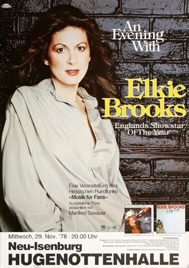 Elkie Brooks - Star of the Year, Neu-Isenburg  1978 - Konzertplakat