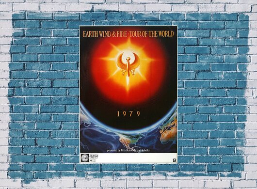 Earth, Wind & Fire, Kleine Risse & Knicke, 1979 - Konzertplakat