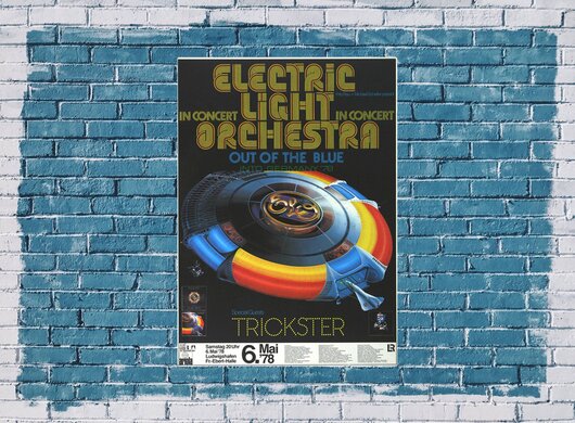 ELO Electric Light Orchestra - Out Of The Blue, Ludwigshafen 1978 - Konzertplakat