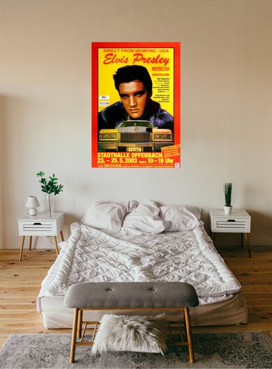 Elvis Presley - Ausstellung, Offenbach & Frankfurt 2003 - Konzertplakat