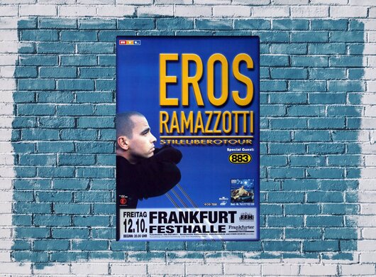 Eros Ramazzotti - Calma Apparente, Frankfurt 2005 - Konzertplakat