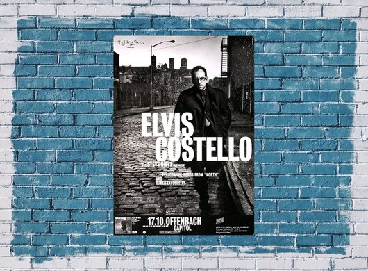 Elvis Costello - North, Offenbach & Frankfurt 2003 - Konzertplakat