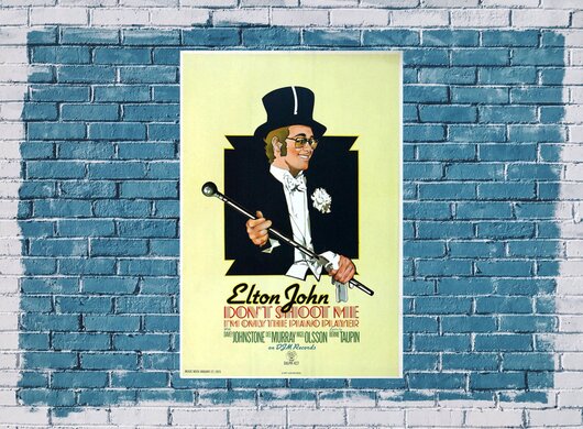 Elton John - Dont Shoot me , Tour 1973 - Konzertplakat