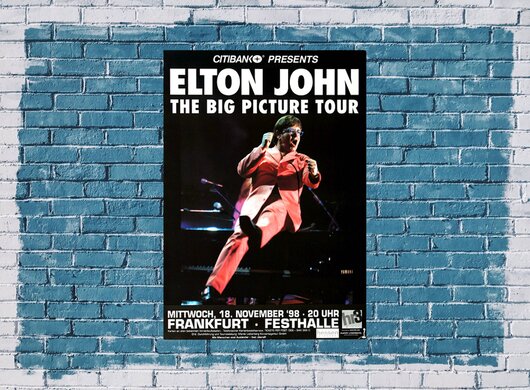 Elton John - The Big Picture, Frankfurt 1998 - Konzertplakat