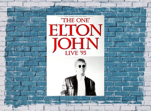 Elton John - The One Live,  1993 - Konzertplakat