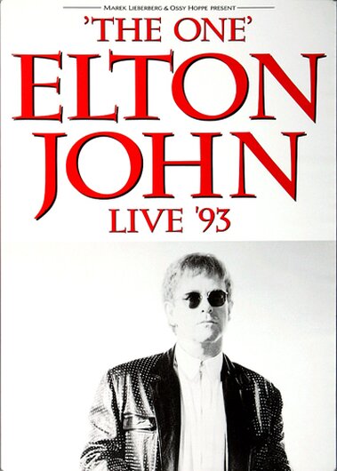 Elton John - Tür-Poster Zweiteilig,  1993 - Konzertplakat