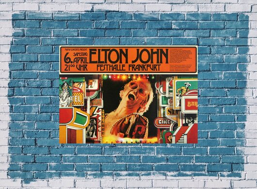 Elton John - Caribou,  1974 - Konzertplakat