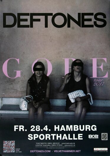 Deftones - Gore , Hamburg 2017 - Konzertplakat