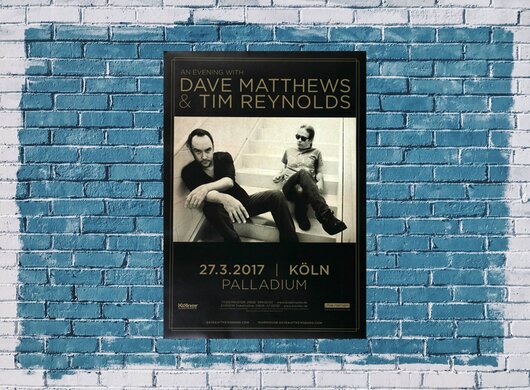 Dave Matthews & Tim Reynolds - Summer , Köln 2017 - Konzertplakat