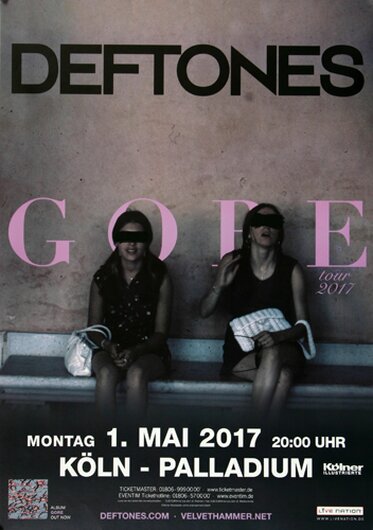 Deftones - Gore , Köln 2017 - Konzertplakat