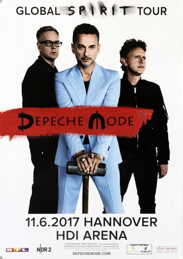 Depeche Mode - Global Spirit , Hannover 2017 - Konzertplakat