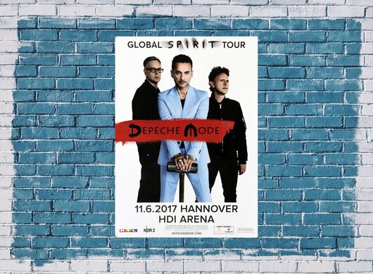 Depeche Mode - Global Spirit , Hannover 2017 - Konzertplakat