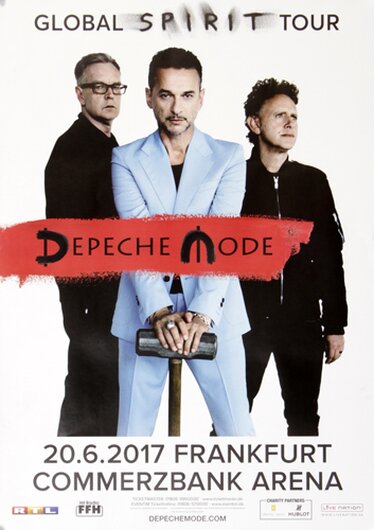Depeche Mode - Global Spirit , Frankfurt 2017 - Konzertplakat