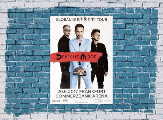 Depeche Mode - Global Spirit , Frankfurt 2017 - Konzertplakat
