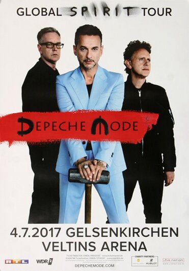 Depeche Mode - Global Spirit , Gelsenkirchen 2017 - Konzertplakat