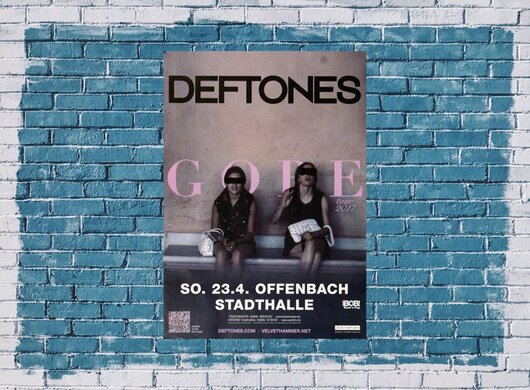 Deftones - Gore , Offenbach 2017 - Konzertplakat