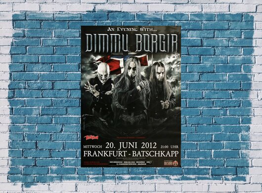 Dimmu Borgir - Abrahadabra , Frankfurt 2012 - Konzertplakat