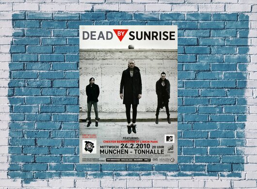 Dead By Sunrise - Out Of Ashes , München 2010 - Konzertplakat