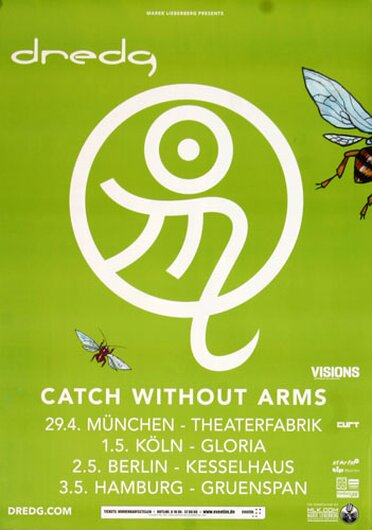 dredg - El Cielo, MUC Tour 2014 - Konzertplakat