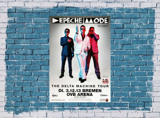 Depeche Mode - The Delta Machine, Bremen 2013 - Konzertplakat
