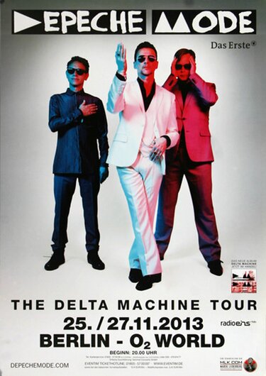 Depeche Mode - The Delta Machine, Berlin 2013 - Konzertplakat
