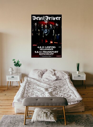 DevilDrivers - Winter Kills, Leipzig & Frankfurt 2013 - Konzertplakat