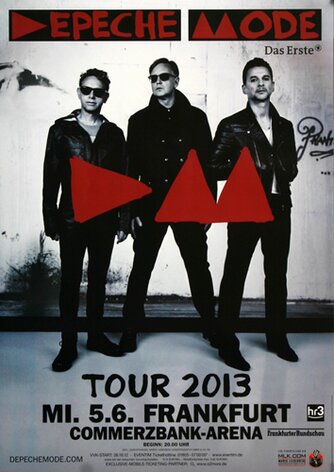 Depeche Mode - Frankfurt, Frankfurt 2013 - Konzertplakat
