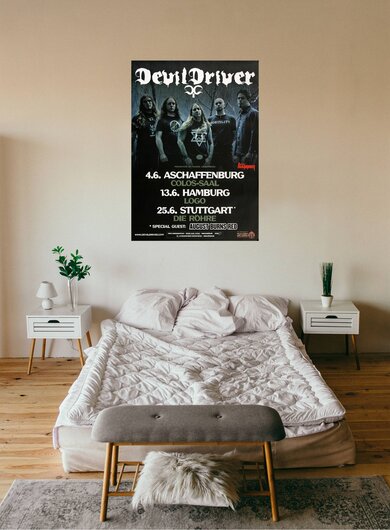 DevilDrivers - Beast, Tour 2012 - Konzertplakat