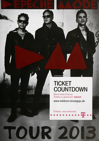 Depeche Mode - Delta Machine,  2013 - Konzertplakat