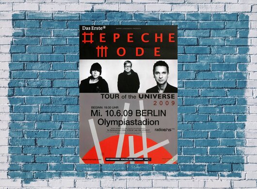 Depeche Mode - Berlin, Berlin 2009 - Konzertplakat