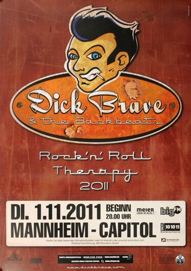 Dick Brave - Alive and Swinging , Mannheim 2011 - Konzertplakat