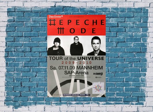 Depeche Mode - Mannheim, Mannheim 2009 - Konzertplakat