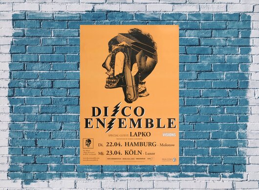 Disco Ensemble - Bad Luck, Hamburg & Kassel 2008 - Konzertplakat