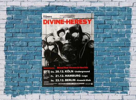 Divine Heresy - Bringer Of Plagues, Tour 2007 - Konzertplakat