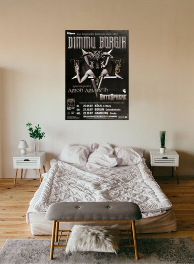 Dimmu Borgir - In Sorte Diaboli, Tour 2007 - Konzertplakat