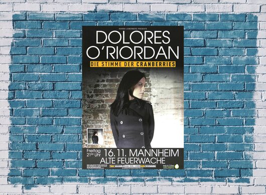 Dolores O`Riordan - Are You Listening, Mannheim 2007 - Konzertplakat