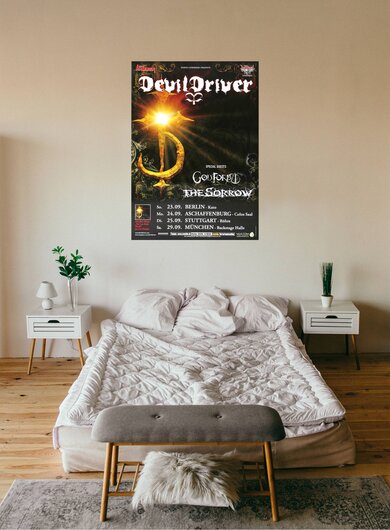 DevilDrivers - Last Kind Words, Tour 2007 - Konzertplakat