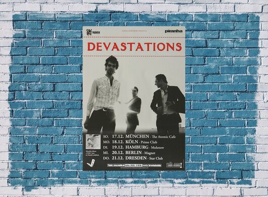 Devastations - Coal, Tour 2006 - Konzertplakat