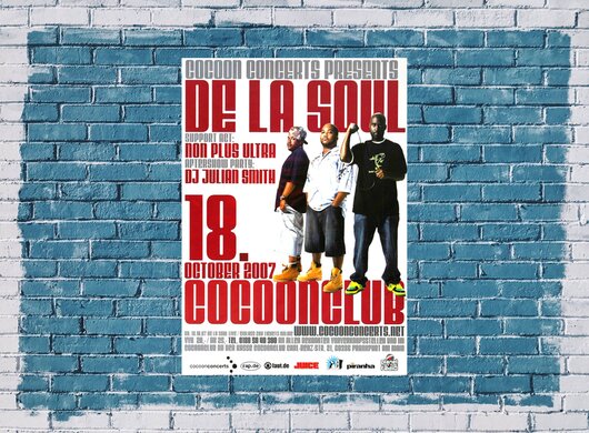 De la Soul - Are You In, Frankfurt 2007 - Konzertplakat
