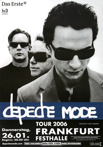 Depeche Mode - The Angel , Frankfurt 2006 - Konzertplakat