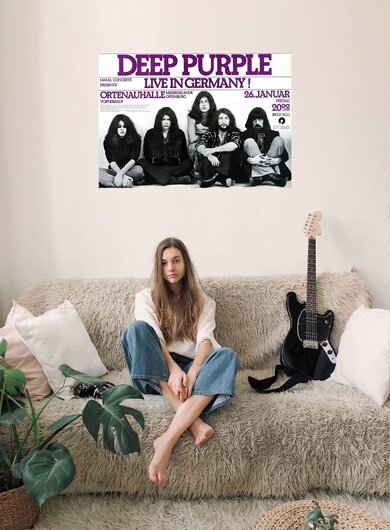 Deep Purple - Who Do We Think We Are, Offenburg 1973 - Konzertplakat
