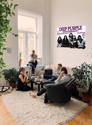 Deep Purple - Who Do We Think We Are, Offenburg 1973 - Konzertplakat