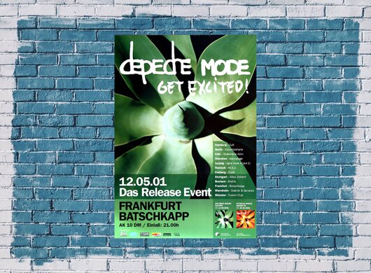 Depeche Mode - Release Event, Frankfurt 2001 - Konzertplakat
