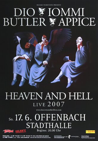 Dio, Iommy, Butler & Appice, Heaven & Hell, Offenbach, 2007,