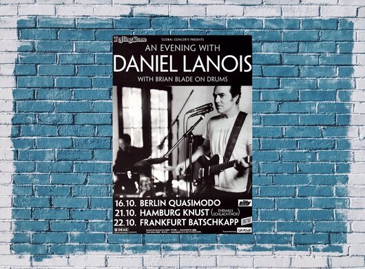 Daniel Lanois, An Evening With, Tour 2005, Konzertplakat